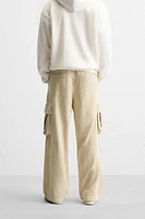 CORDUROY CARGO PANTS