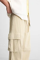 CORDUROY CARGO PANTS