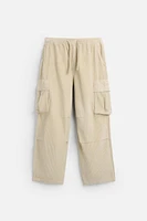 CORDUROY CARGO PANTS