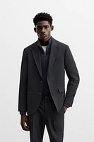 WOOL BLEND SUIT JACKET