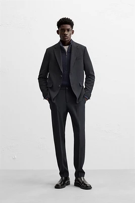 WOOL BLEND SUIT PANTS