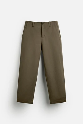 COTTON - LYOCELL SUIT PANTS