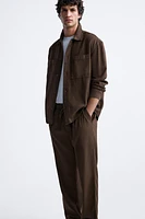 COTTON - LINEN OVERSHIRT