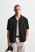 GEOMETRIC JACQUARD SHIRT