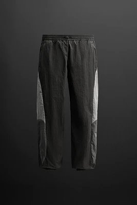 TECHNICAL FABRIC COLOR BLOCK JOGGERS