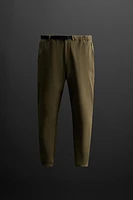 BELTED TECHNICAL PANTS