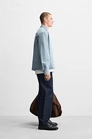 BOXY FIT DENIM OVERSHIRT