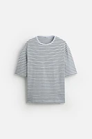 CONTRAST STRIPE T-SHIRT