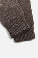 WOOL - CASHMERE KNIT GLOVES