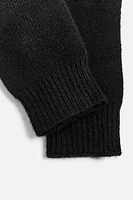 WOOL - CASHMERE KNIT GLOVES