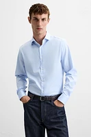 TEXTURED WEAVE TWILL SHIRT