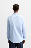 TEXTURED WEAVE TWILL SHIRT