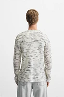 UNEVEN JACQUARD SWEATER