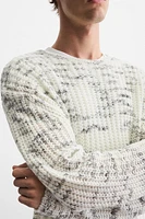 UNEVEN JACQUARD SWEATER