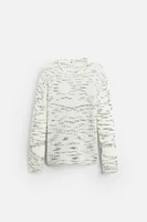 UNEVEN JACQUARD SWEATER