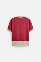 JACQUARD KNIT FACE T-SHIRT X HARRY LAMBERT