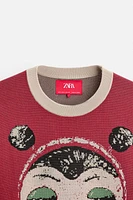 JACQUARD KNIT FACE T-SHIRT X HARRY LAMBERT