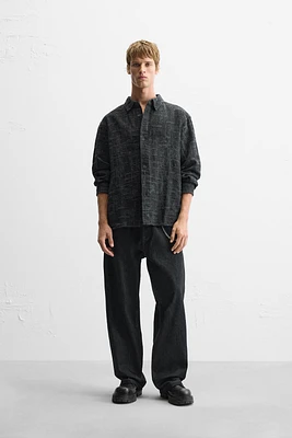 OVERDYED JACQUARD SHIRT