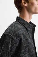 OVERDYED JACQUARD SHIRT