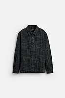 OVERDYED JACQUARD SHIRT