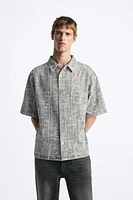 DENIM JACQUARD SHIRT