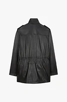 LEATHER PARKA X STEFANO PILATI