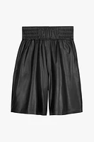 LEATHER SHORTS X STEFANO PILATI