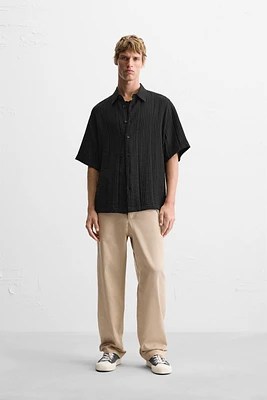 RAISED JACQUARD SHIRT