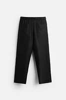 100% LINEN JOGGER WAIST PANTS