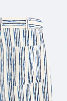 STRIPED JACQUARD PANTS