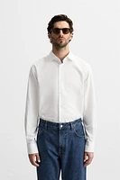 TEXTURED WEAVE TWILL SHIRT