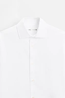 TEXTURED WEAVE TWILL SHIRT