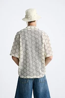 OPENWORK JACQUARD SHIRT