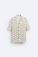 OPENWORK JACQUARD SHIRT