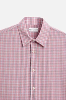 LIGHTWEIGHT PLAID SHIRT