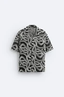 CONTRAST JACQUARD SHIRT