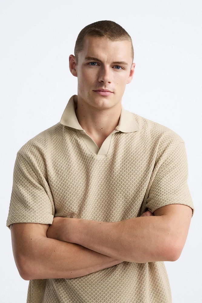 TEXTURED POLO