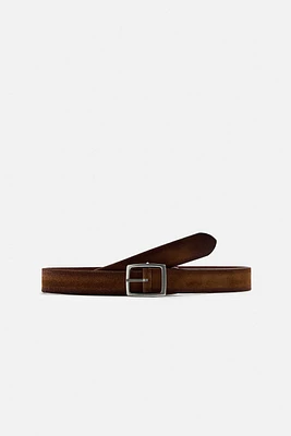 SPLIT LEATHER BELT