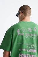 GRAFFITI TEXT T-SHIRT