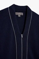 WOOL ZIPPER CARDIGAN X STEFANO PILATI