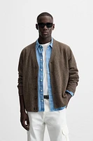 WOOL - CASHMERE CARDIGAN