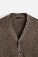 WOOL - CASHMERE CARDIGAN