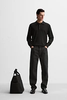 WOOL - CASHMERE LIGHTWEIGHT KNIT POLO