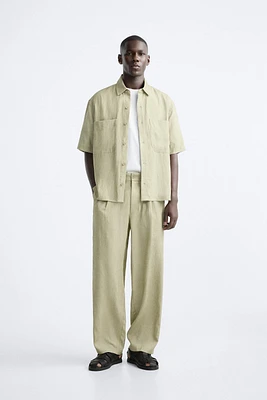 LYOCELL - LINEN WASHED SHIRT