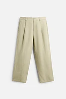 LYOCELL - LINEN WASHED PANTS