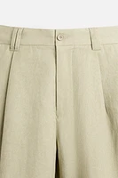 LYOCELL - LINEN WASHED PANTS