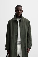 RELAXED FIT TECHNICAL TRENCH COAT