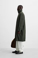 RELAXED FIT TECHNICAL TRENCH COAT