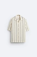 TEXTURED STRIPED SHIRT