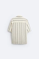 TEXTURED STRIPED SHIRT